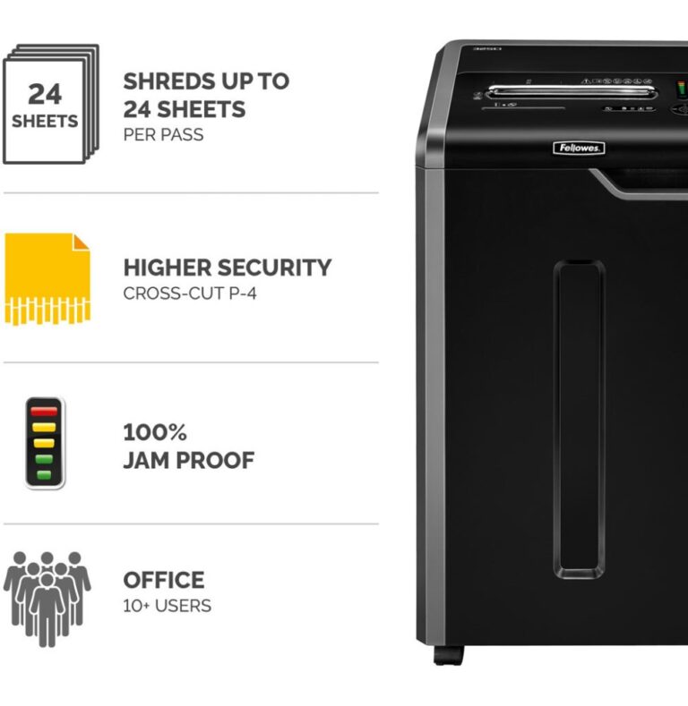 Panneau de commande Fellowes Powershred 325Ci
