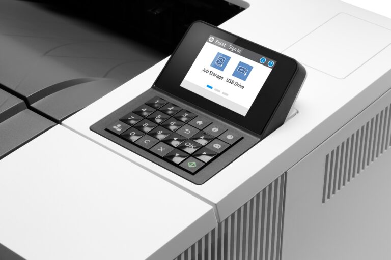 Interface de commande HP LaserJet Enterprise M507dn