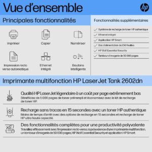 Recharge de toner HP 154X incluse 