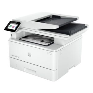 HP 4103fdn avec bac à papier ouvert 