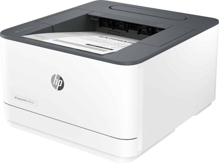 Connectique Ethernet et USB HP LaserJet Pro 3003dn