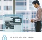 Panneau de contrôle tactile HP M611dn