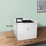 Panneau de contrôle tactile HP M611dn