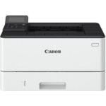 Imprimante Canon i-SENSYS LBP243dw vue de face, design compact