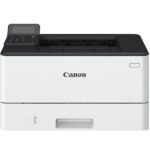 Imprimante Canon i-SENSYS LBP243dw vue de face, design compact
