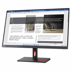 Écran Lenovo ThinkVision S27i-30 connectiques HDMI et VGA