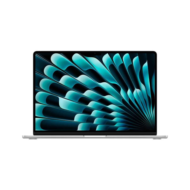 Apple MacBook Air M3 15 pouces argent vue de face