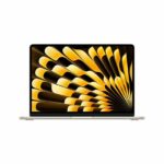 MacBook Air M3 13 pouces Lumière stellaire ouvert