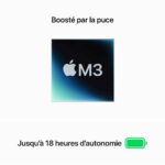 MacBook Air M3 13 pouces clavier rétroéclairé