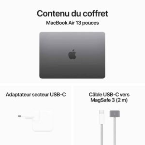 Connectiques MacBook Air M3 2024