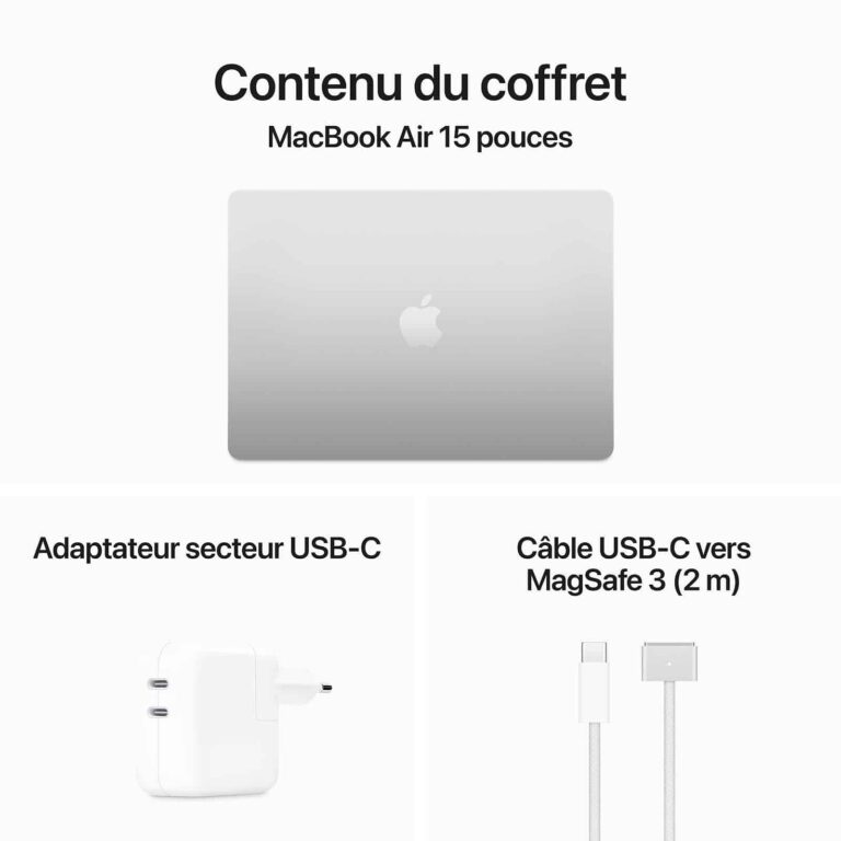 MacBook Air M3 en utilisation avec Wi-Fi 6E