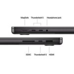 Ports Thunderbolt 4 et MagSafe 3 du MacBook Air M4