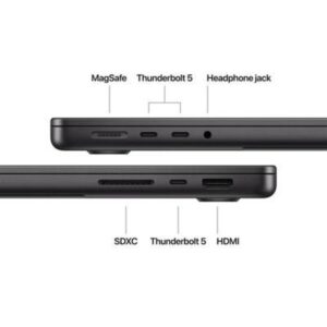 Ports Thunderbolt 4 et MagSafe 3 du MacBook Air M4