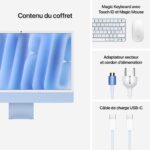 Apple iMac M4 Bleu – clavier et souris inclus