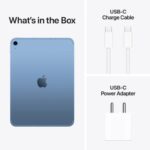 iPad Air bleu de profil