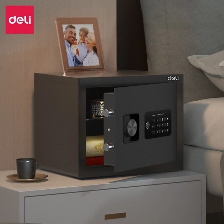 Coffre-fort électronique Deli sécurisé ET530 léger 5,8 kg