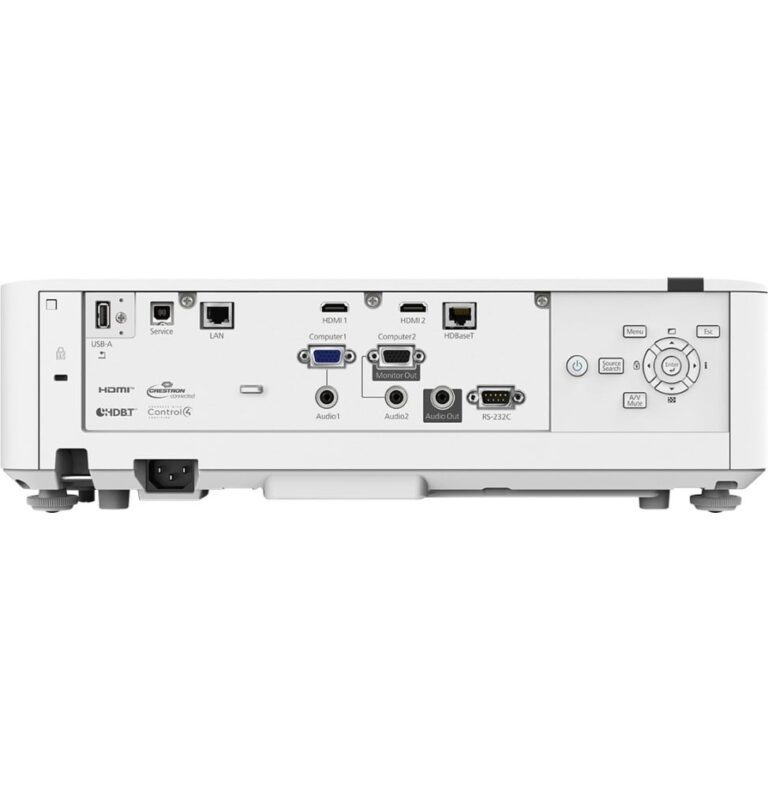Vidéoprojecteur EPSON EB-L520U posé sur table