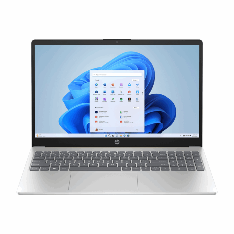 Ordinateur portable HP 15-fd0378nk vu de face