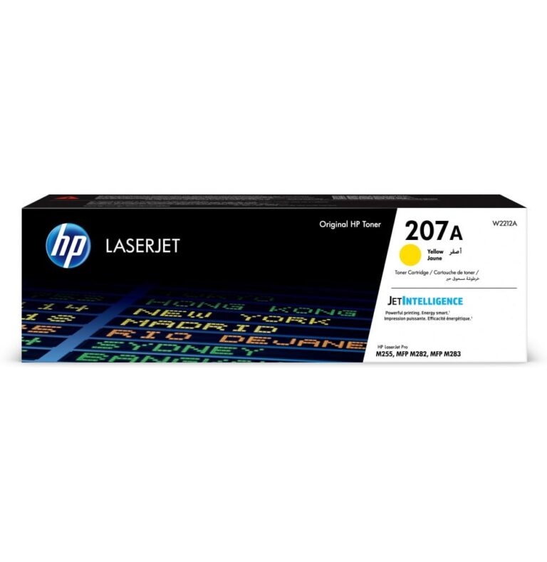 Toner HP 207A Jaune W2212A vue avant