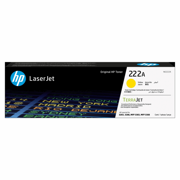 Toner HP 222A Jaune W2222A original