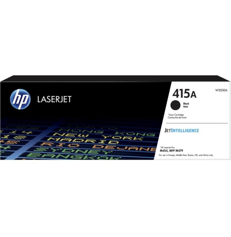 Toner HP 415A installé dans imprimante