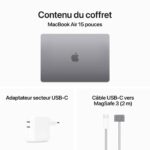 MacBook Air M3 en situation de travail