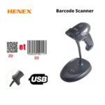 Lecteur de code-barres HENEX HC-3206 connecté au PC