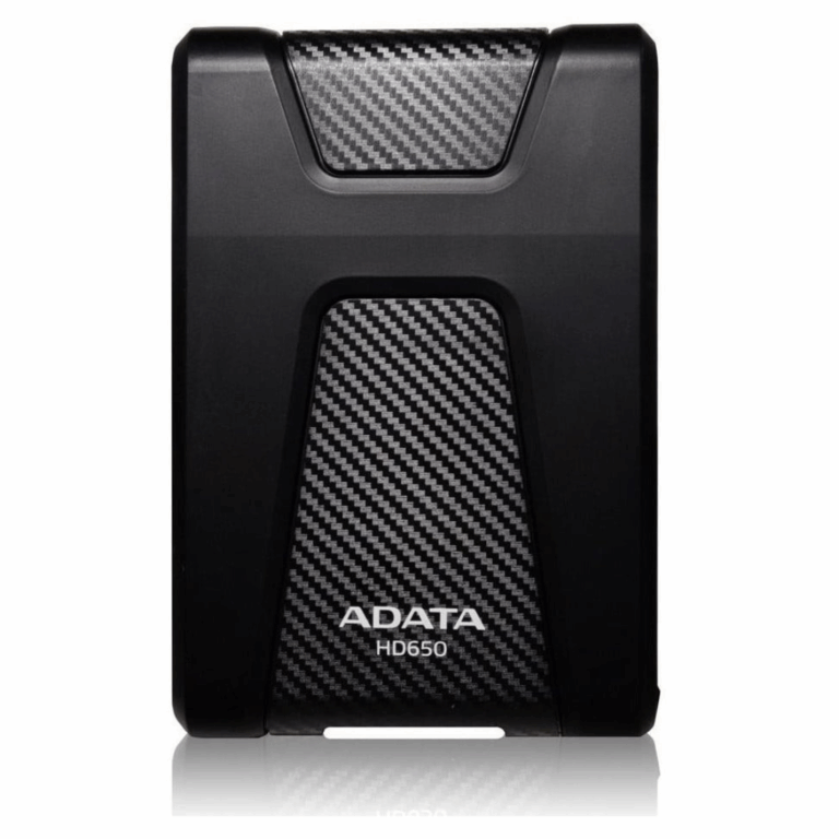 Disque dur externe ADATA HD650 1 To posé dans la main