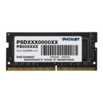 Patriot 16GB DDR4 SO-DIMM sur fond blanc