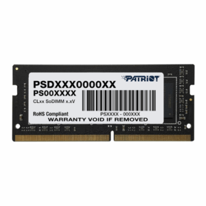 Patriot 16GB DDR4 SO-DIMM sur fond blanc