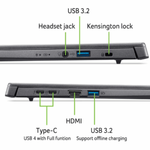 Acer Aspire 14 Ai Ultra 5 ports