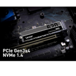 SSD Lexar NM620 512 Go M.2 NVMe de face