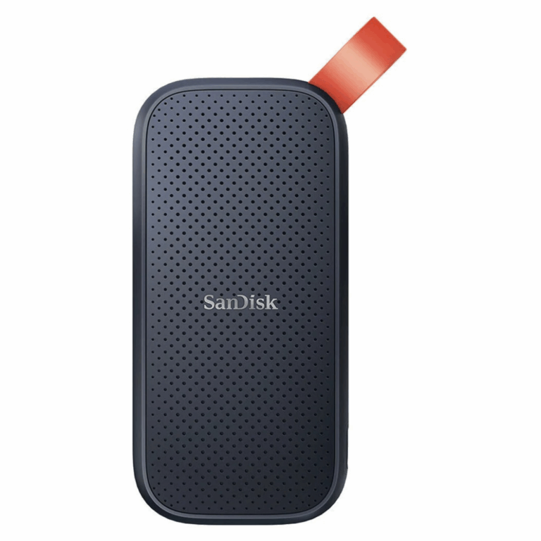 SSD SanDisk 2 To posé avec câble
