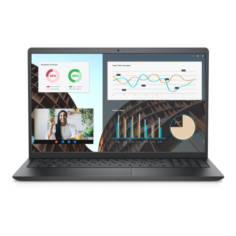 Dell Vostro 3530 core i3 vu de face avec écran FHD 15,6 pouces
