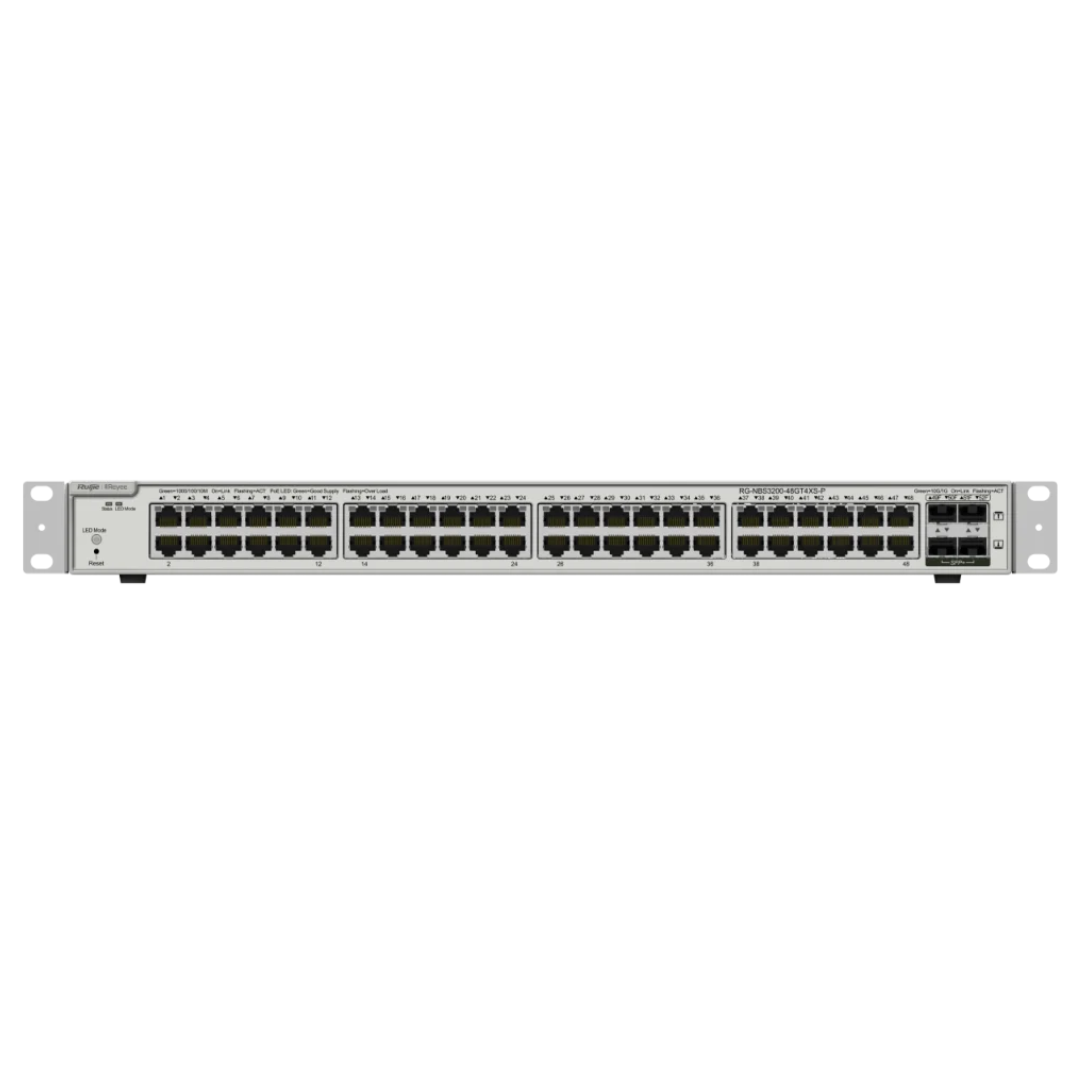 Switch Reyee RG-NBS3200 48 Ports PoE+ 370W Switch Reyee RG-NBS3200 48 ports PoE+ vue frontale