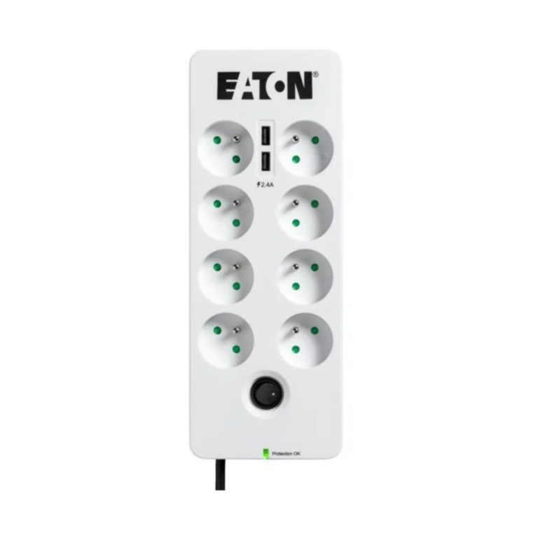 multiprise parasurtenseur LED statut Eaton PB8TUF
