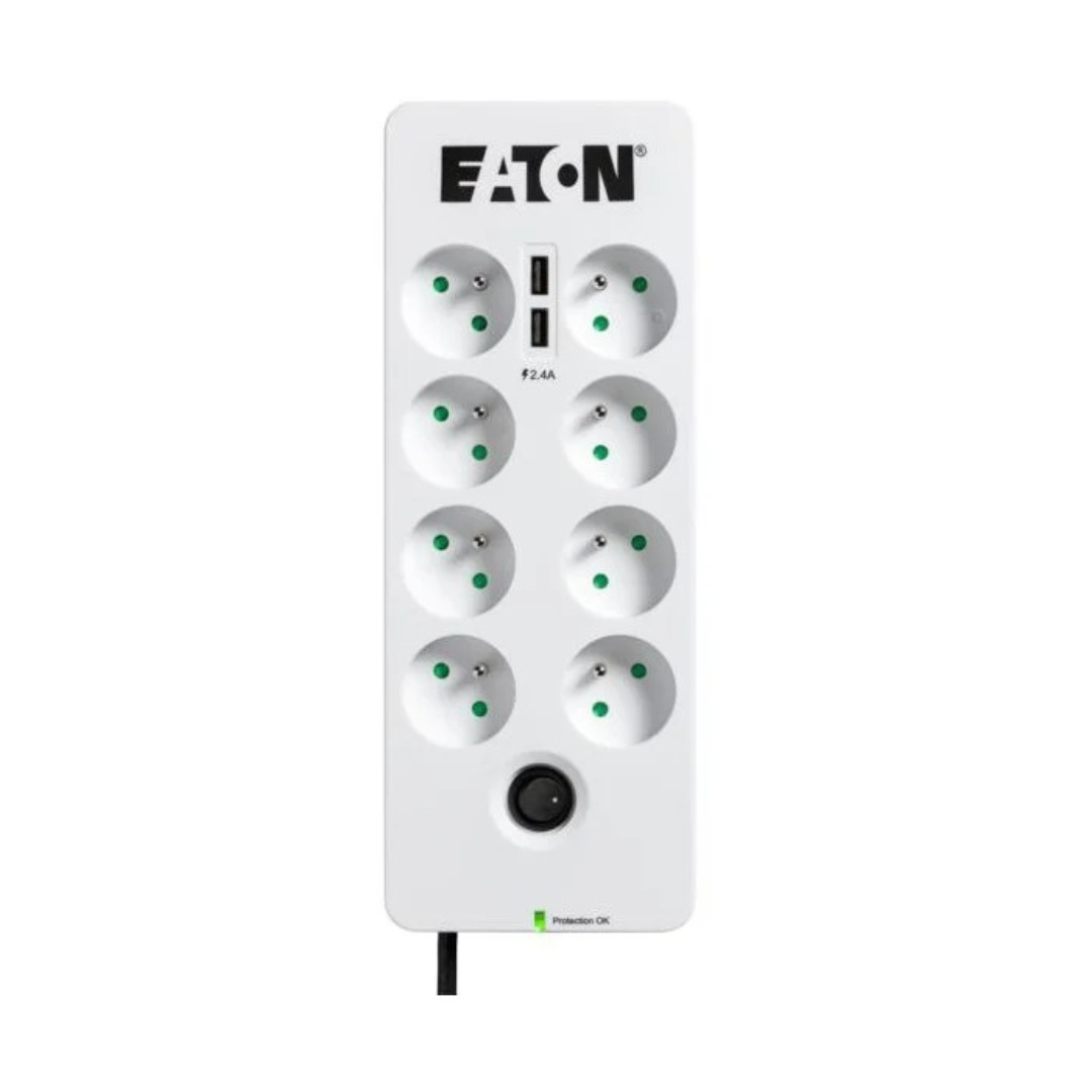 multiprise parasurtenseur (1) multiprise parasurtenseur LED statut Eaton PB8TUF