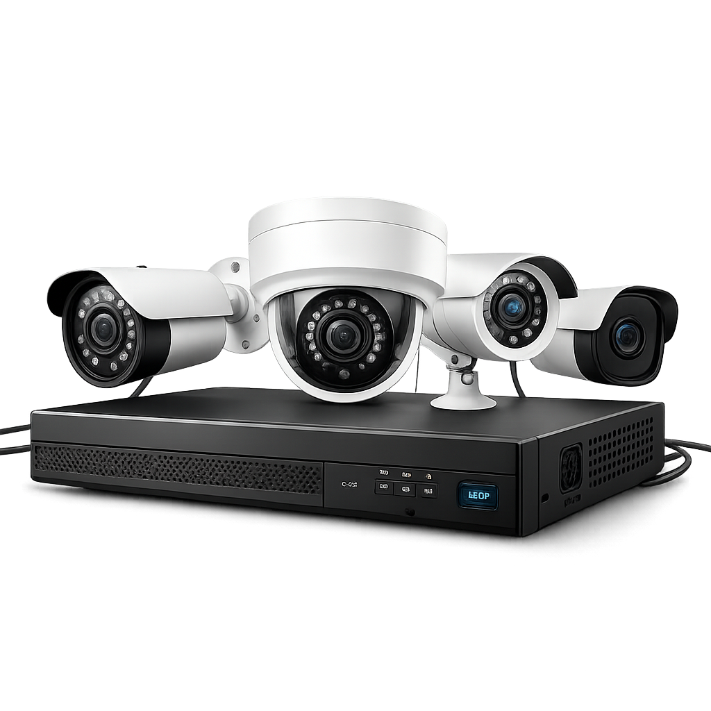 Systèmes de sécurité avec caméras de surveillance contrôle d’accès et DVR pour bâtiments au Maroc
