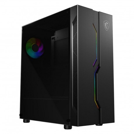 Boitier PC gamer tour gaming avec ventilateurs RGB pour configuration ordinateur au Maroc
