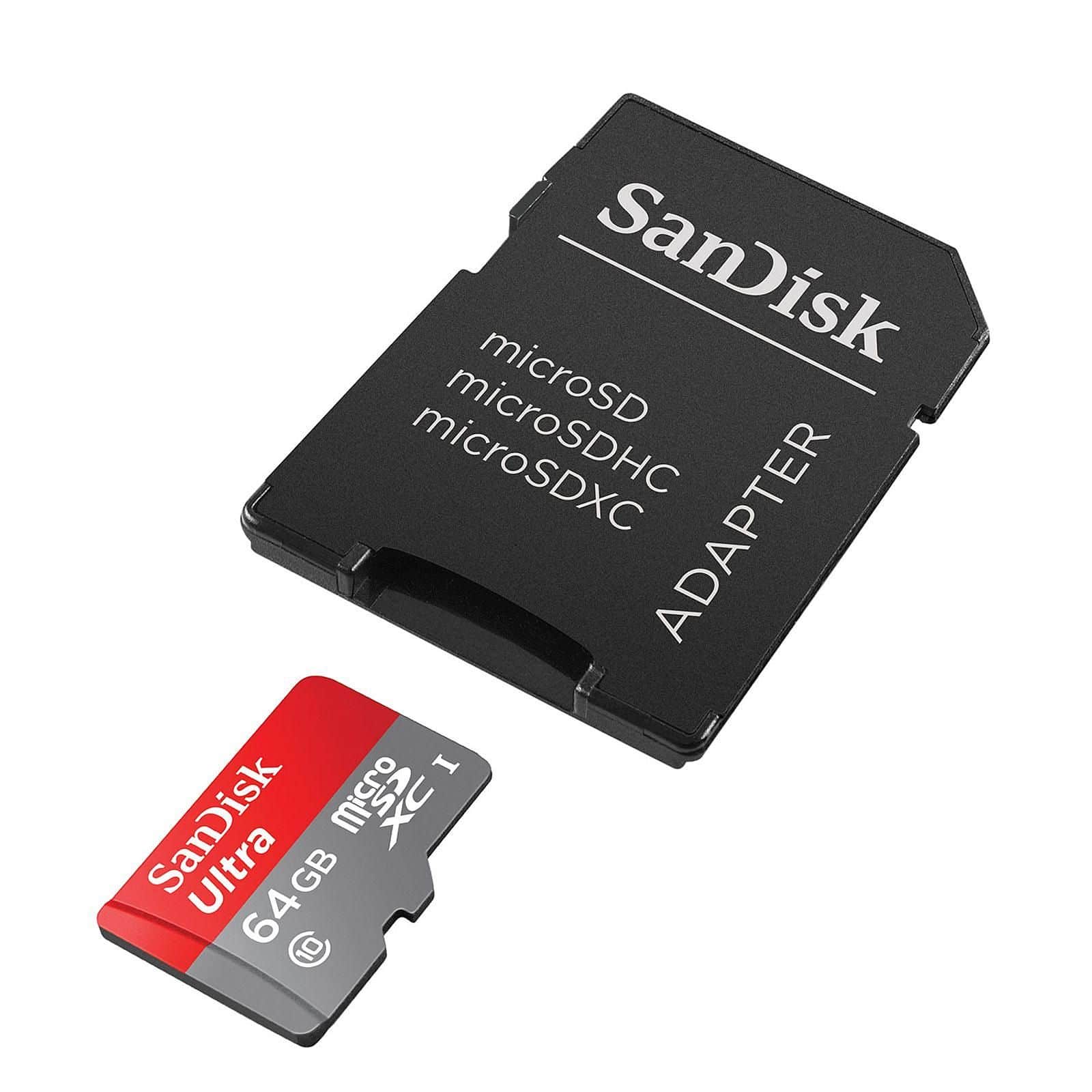 Carte mémoire SD et carte micro SD 128GB haute vitesse au Maroc