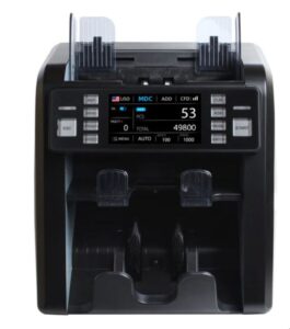 Compteuse AL-952A de billets professionnelle avec détection faux billets et tri valeur mixte