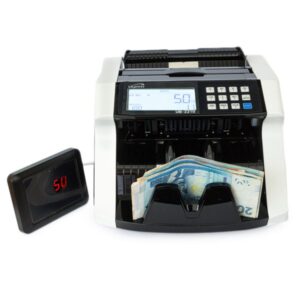 Écran LCD de la compteuse UB-2210 de billets avec affichage du comptage