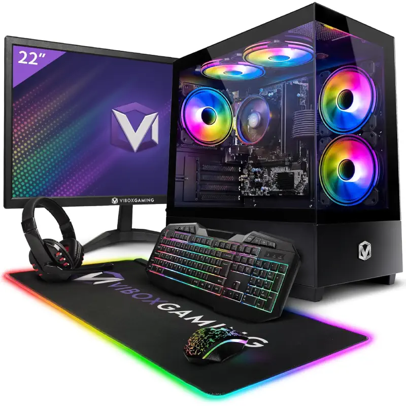 Setup gaming avec souris gamer clavier gamer écran gaming et PC gamer au Maroc