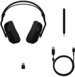 Casque gaming Logitech G522 LIGHTSPEED 981-001544 RGB sans fil - noir