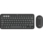 Ensemble clavier souris Logitech Pebble 2 Combo 920-012209 Bluetooth compact