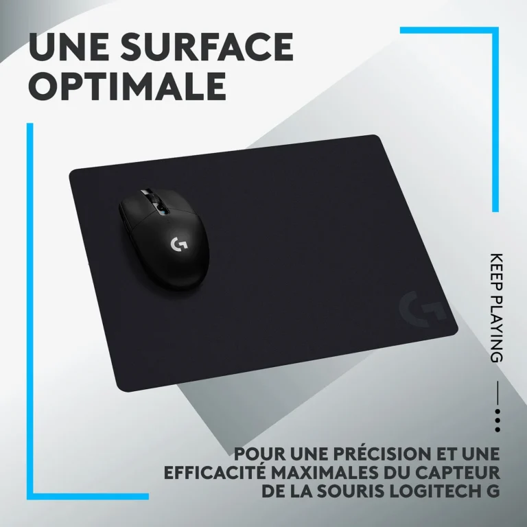 Tapis Logitech G440 texture homogène performance capteur souris