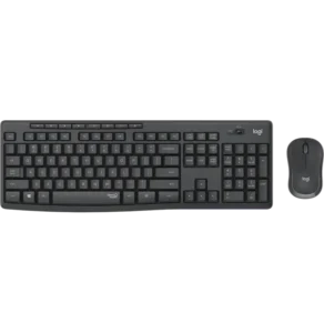Clavier souris Logitech MK295 Silent vue de dessus AZERTY
