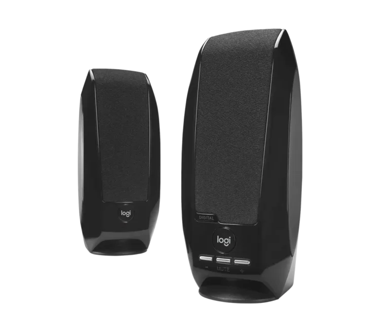 Haut-parleurs Logitech S150 USB commandes volume LED alimentation