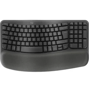 clavier Logitech Wave Keys AZERTY ergonomique sans fil Bluetooth confortable