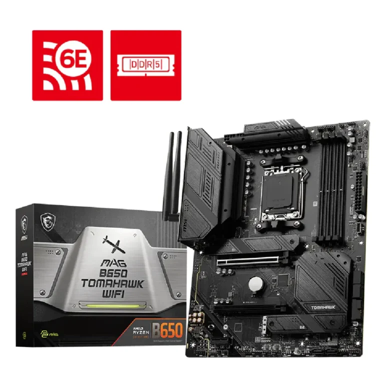 Carte Mère MSI MAG B650 TOMAHAWK WIFI AM5 DDR5 avec boîte officielle MSI